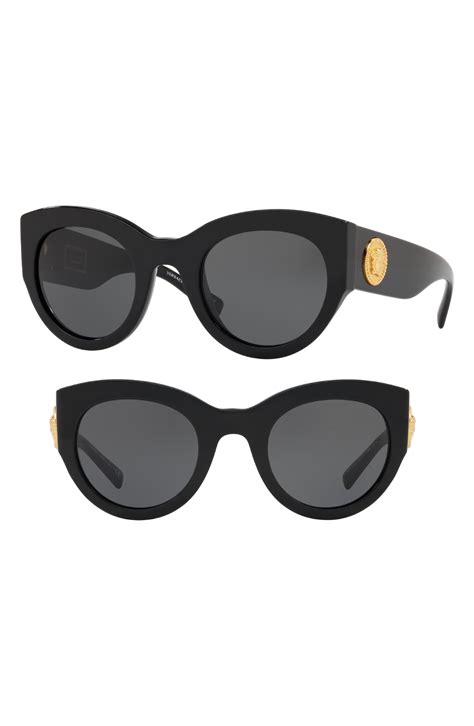 versace 51mm cat eye sunglasses|women's Versace cat eye glasses.